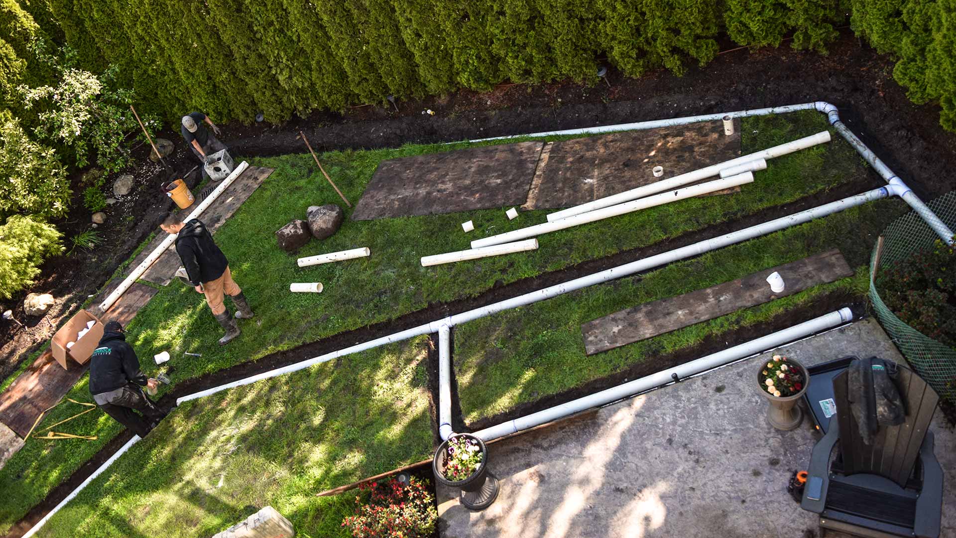 Full-service drainage company and wet basement solution provider in Langley, Surrey and Vancouve area.